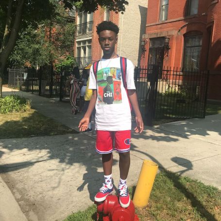 Alex R. Hibbert during the shooing of The Chi.